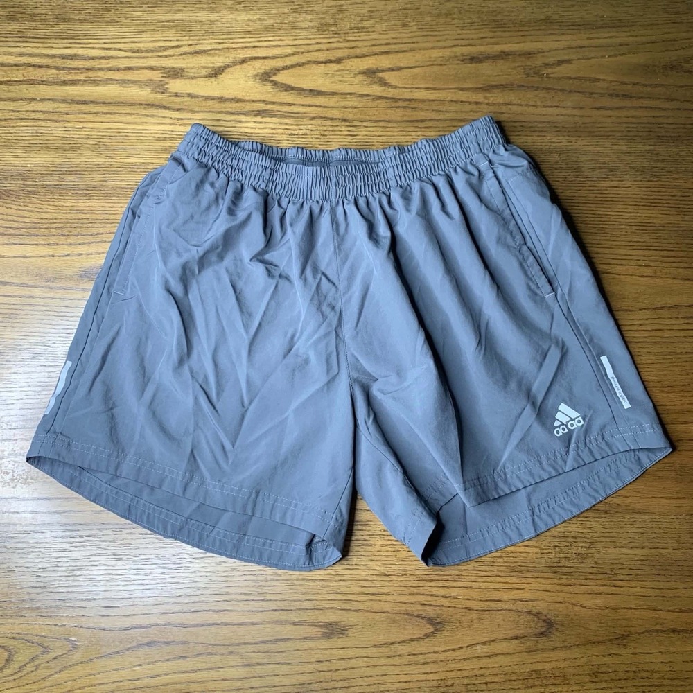 Adidas Men's Run It 5" Grey Running Shorts Size L